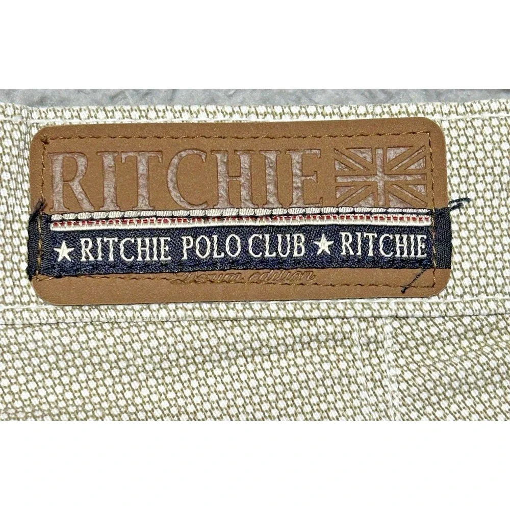 International Brand Ritchie JNS Polo Club Bermuda Shorts 28X12 Designed‎ France